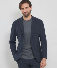 MACKINTOSH LONDON(MENS) / マッキントッシュ ロンドン 　メンズ ノーカラージャケット | 【BREASY JACKET】2WAYストレッチ千鳥セットアップジャケット