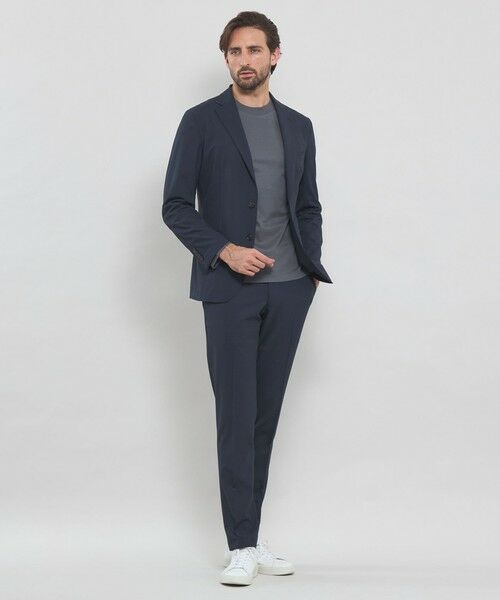 MACKINTOSH LONDON(MENS) / マッキントッシュ ロンドン メンズ ノーカラージャケット | 【BREASY JACKET】2WAYストレッチ千鳥セットアップジャケット | 詳細1