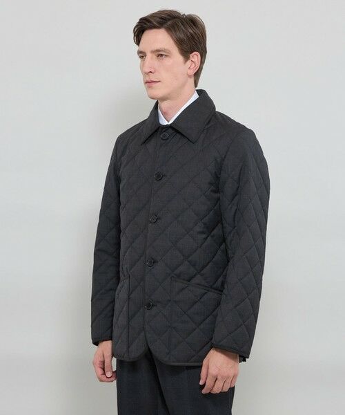 MACKINTOSH LONDON(MENS) / マッキントッシュ ロンドン 　メンズ ブルゾン | 【WEB・一部店舗限定】【WATSON】サキソニーツイルキルティングブルゾン | 詳細4
