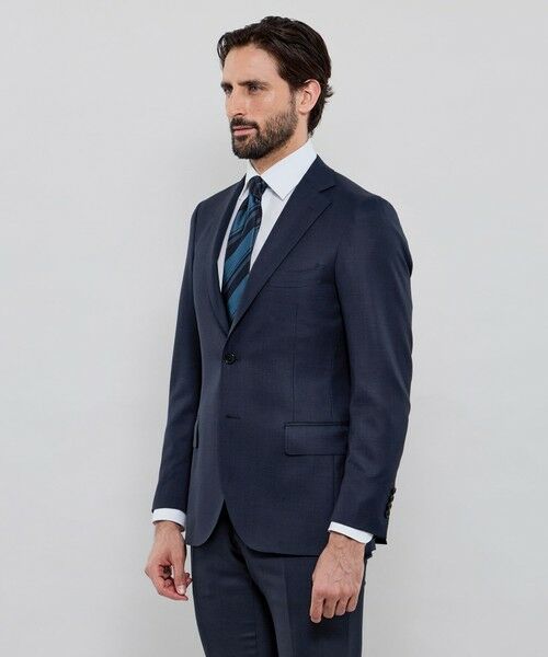 MACKINTOSH LONDON(MENS) / マッキントッシュ ロンドン 　メンズ セットアップ | 【NEW BRIDGE】Super110's シャドーチェックスーツ | 詳細3