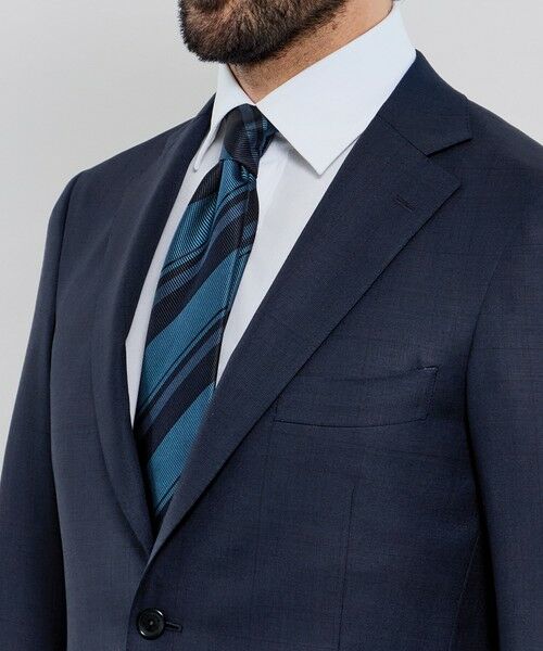 MACKINTOSH LONDON(MENS) / マッキントッシュ ロンドン 　メンズ セットアップ | 【NEW BRIDGE】Super110's シャドーチェックスーツ | 詳細5