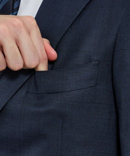 MACKINTOSH LONDON(MENS) / マッキントッシュ ロンドン 　メンズ セットアップ | 【NEW BRIDGE】Super110's シャドーチェックスーツ | 詳細6