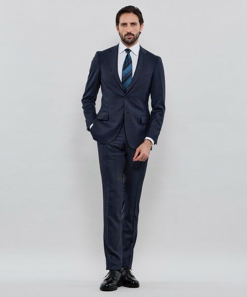 MACKINTOSH LONDON(MENS) / マッキントッシュ ロンドン 　メンズ セットアップ | 【NEW BRIDGE】Super110's シャドーチェックスーツ | 詳細1