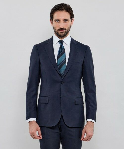 MACKINTOSH LONDON(MENS) / マッキントッシュ ロンドン 　メンズ セットアップ | 【NEW BRIDGE】Super110's シャドーチェックスーツ | 詳細2