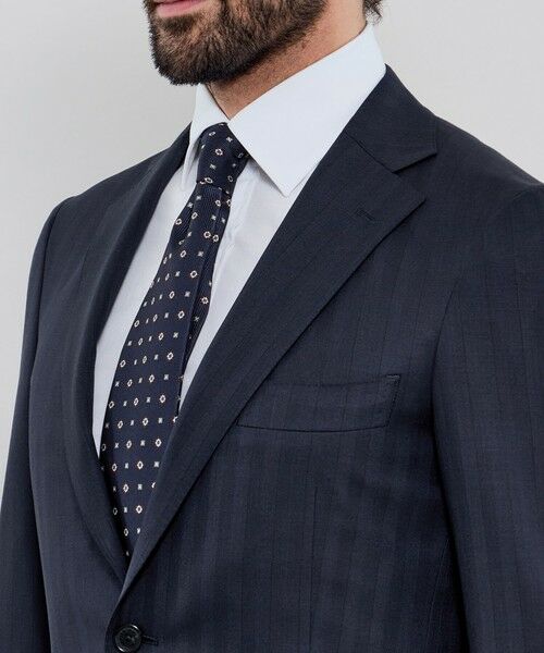 MACKINTOSH LONDON(MENS) / マッキントッシュ ロンドン 　メンズ セットアップ | 【NEW BRIDGE】Super150's シャドーストライプスーツ | 詳細5