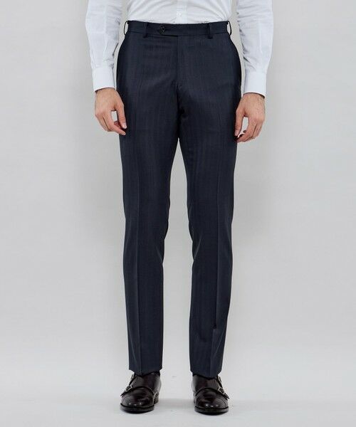 MACKINTOSH LONDON(MENS) / マッキントッシュ ロンドン 　メンズ セットアップ | 【NEW BRIDGE】Super150's シャドーストライプスーツ | 詳細10