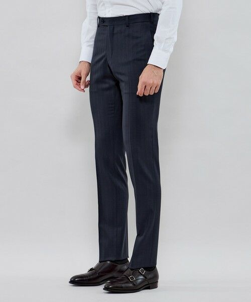 MACKINTOSH LONDON(MENS) / マッキントッシュ ロンドン 　メンズ セットアップ | 【NEW BRIDGE】Super150's シャドーストライプスーツ | 詳細11