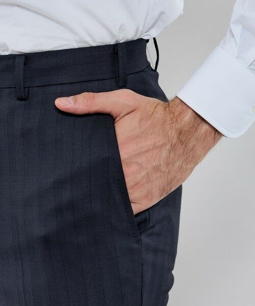 MACKINTOSH LONDON(MENS) / マッキントッシュ ロンドン 　メンズ セットアップ | 【NEW BRIDGE】Super150's シャドーストライプスーツ | 詳細13