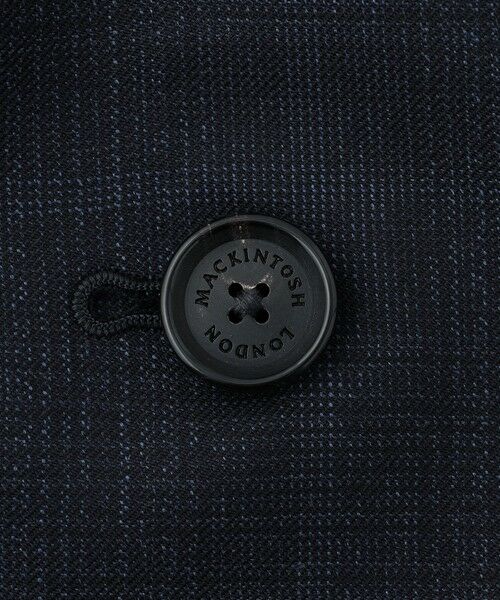 MACKINTOSH LONDON(MENS) / マッキントッシュ ロンドン メンズ セットアップ | 【NEW BRIDGE】Super150's コンビネーションチェックネイビースーツ | 詳細9