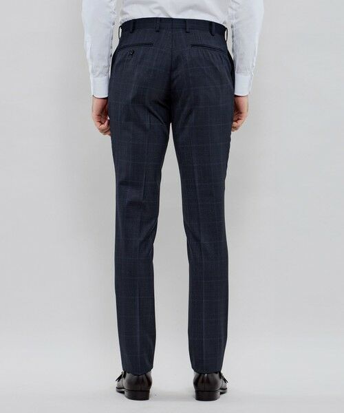 MACKINTOSH LONDON(MENS) / マッキントッシュ ロンドン メンズ セットアップ | 【NEW BRIDGE】Super150's コンビネーションチェックネイビースーツ | 詳細12