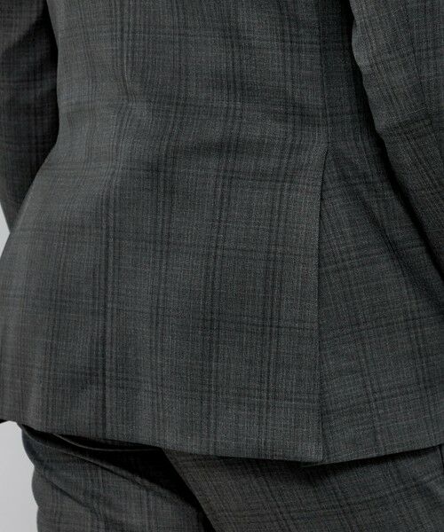 MACKINTOSH LONDON(MENS) / マッキントッシュ ロンドン メンズ セットアップ | 【NEW BRIDGE】Super150's コンビネーションチェックグレースーツ | 詳細8