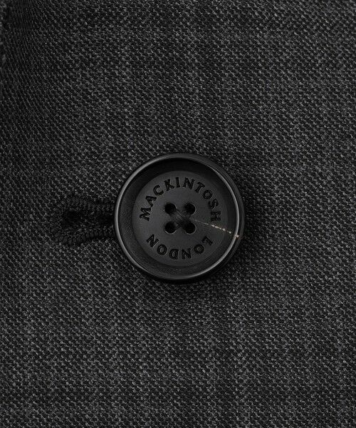 MACKINTOSH LONDON(MENS) / マッキントッシュ ロンドン メンズ セットアップ | 【NEW BRIDGE】Super150's コンビネーションチェックグレースーツ | 詳細9