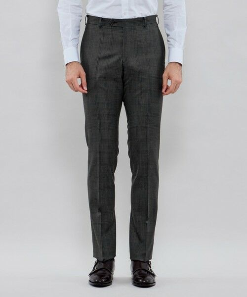 MACKINTOSH LONDON(MENS) / マッキントッシュ ロンドン メンズ セットアップ | 【NEW BRIDGE】Super150's コンビネーションチェックグレースーツ | 詳細10