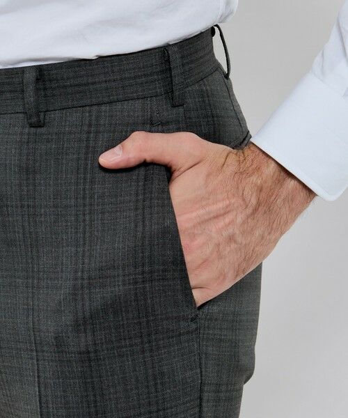 MACKINTOSH LONDON(MENS) / マッキントッシュ ロンドン メンズ セットアップ | 【NEW BRIDGE】Super150's コンビネーションチェックグレースーツ | 詳細13