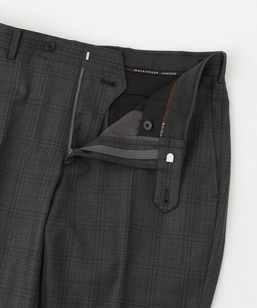 MACKINTOSH LONDON(MENS) / マッキントッシュ ロンドン メンズ セットアップ | 【NEW BRIDGE】Super150's コンビネーションチェックグレースーツ | 詳細15