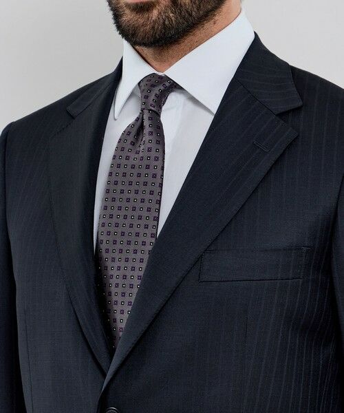 MACKINTOSH LONDON(MENS) / マッキントッシュ ロンドン 　メンズ セットアップ | 【OX BRIDGE】【DORMEUIL/ドーメル】シャドーストライプスーツ | 詳細5