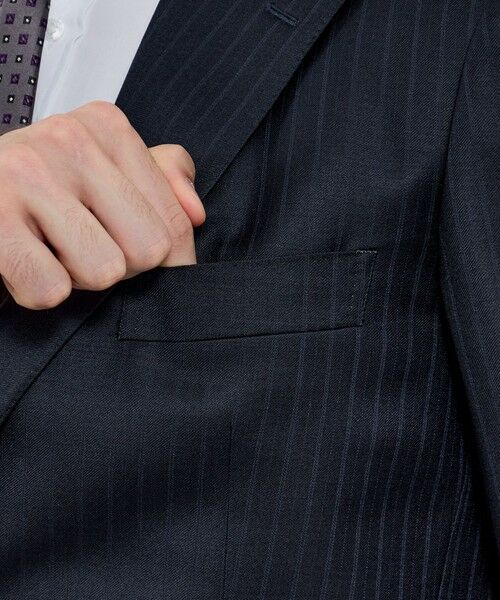 MACKINTOSH LONDON(MENS) / マッキントッシュ ロンドン 　メンズ セットアップ | 【OX BRIDGE】【DORMEUIL/ドーメル】シャドーストライプスーツ | 詳細6