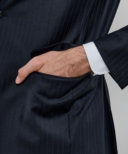 MACKINTOSH LONDON(MENS) / マッキントッシュ ロンドン 　メンズ セットアップ | 【OX BRIDGE】【DORMEUIL/ドーメル】シャドーストライプスーツ | 詳細7