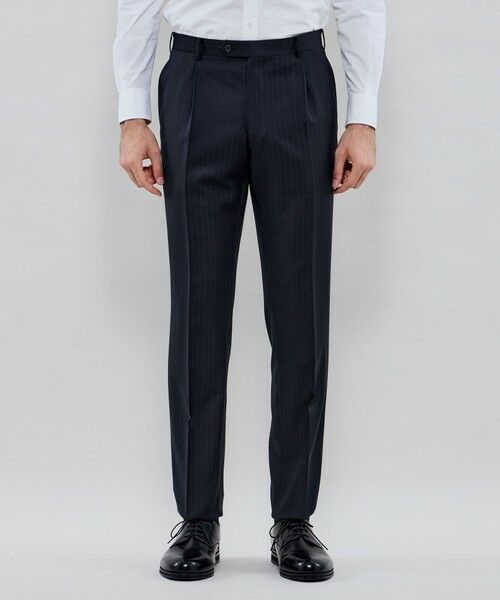 MACKINTOSH LONDON(MENS) / マッキントッシュ ロンドン 　メンズ セットアップ | 【OX BRIDGE】【DORMEUIL/ドーメル】シャドーストライプスーツ | 詳細10