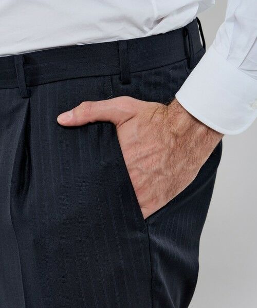 MACKINTOSH LONDON(MENS) / マッキントッシュ ロンドン 　メンズ セットアップ | 【OX BRIDGE】【DORMEUIL/ドーメル】シャドーストライプスーツ | 詳細13