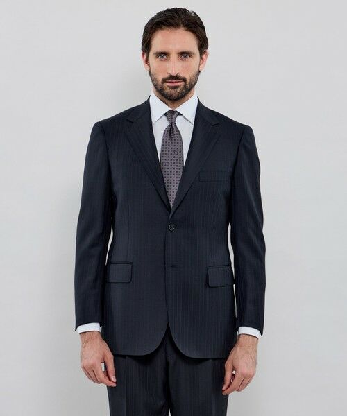 MACKINTOSH LONDON(MENS) / マッキントッシュ ロンドン 　メンズ セットアップ | 【OX BRIDGE】【DORMEUIL/ドーメル】シャドーストライプスーツ | 詳細2