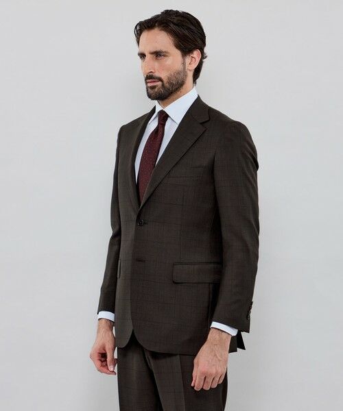 MACKINTOSH LONDON(MENS) / マッキントッシュ ロンドン 　メンズ セットアップ | 【OX BRIDGE】【DORMEUIL/ドーメル】コンビネーションチェックスーツ | 詳細4