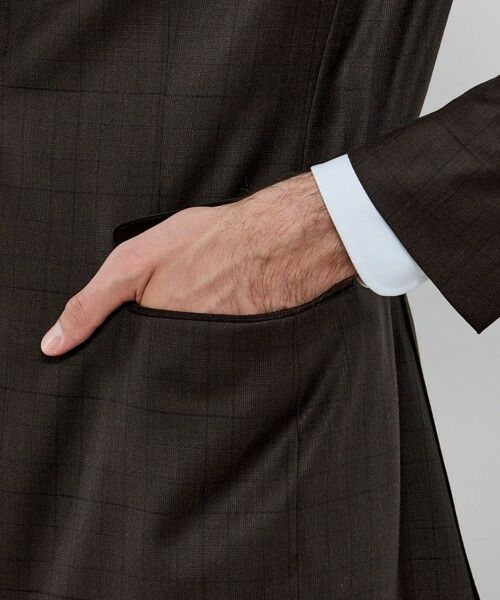 MACKINTOSH LONDON(MENS) / マッキントッシュ ロンドン 　メンズ セットアップ | 【OX BRIDGE】【DORMEUIL/ドーメル】コンビネーションチェックスーツ | 詳細8