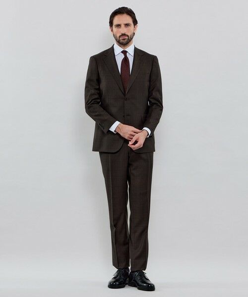 MACKINTOSH LONDON(MENS) / マッキントッシュ ロンドン 　メンズ セットアップ | 【OX BRIDGE】【DORMEUIL/ドーメル】コンビネーションチェックスーツ | 詳細1