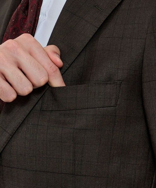 MACKINTOSH LONDON(MENS) / マッキントッシュ ロンドン メンズ セットアップ | 【OX BRIDGE】【DORMEUIL/ドーメル】コンビネーションチェックスーツ | 詳細7