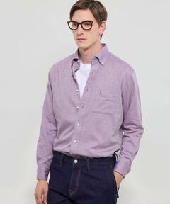 MACKINTOSH LONDON(MENS) / マッキントッシュ ロンドン 　メンズ シャツ・ブラウス | コットンカシミヤボタンダウンシャツ