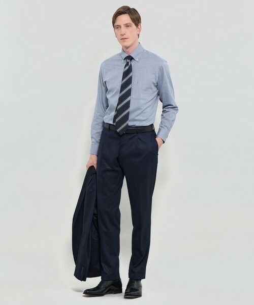 MACKINTOSH LONDON(MENS) / マッキントッシュ ロンドン 　メンズ シャツ・ブラウス | コットンカシミヤボタンダウンシャツ | 詳細1