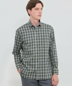 MACKINTOSH LONDON(MENS) / マッキントッシュ ロンドン 　メンズ シャツ・ブラウス | コットンカシミヤチェックボタンダウンシャツ