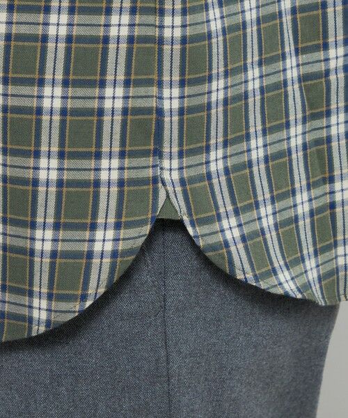 MACKINTOSH LONDON(MENS) / マッキントッシュ ロンドン メンズ シャツ・ブラウス | コットンカシミヤチェックボタンダウンシャツ | 詳細8