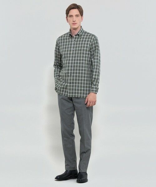 MACKINTOSH LONDON(MENS) / マッキントッシュ ロンドン メンズ シャツ・ブラウス | コットンカシミヤチェックボタンダウンシャツ | 詳細2