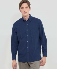 MACKINTOSH LONDON(MENS) / マッキントッシュ ロンドン 　メンズ シャツ・ブラウス | 【WEB・一部店舗限定】メランジフランネル釦ダウンシャツ