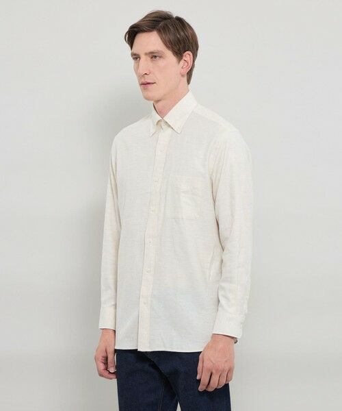 MACKINTOSH LONDON(MENS) / マッキントッシュ ロンドン 　メンズ シャツ・ブラウス | 【WEB・一部店舗限定】メランジフランネル釦ダウンシャツ | 詳細5