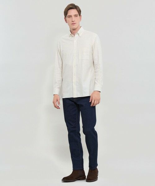 MACKINTOSH LONDON(MENS) / マッキントッシュ ロンドン 　メンズ シャツ・ブラウス | 【WEB・一部店舗限定】メランジフランネル釦ダウンシャツ | 詳細1