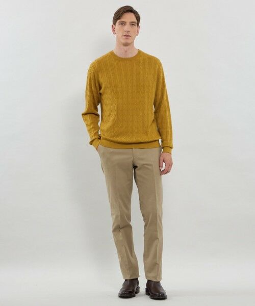 MACKINTOSH LONDON(MENS) / マッキントッシュ ロンドン 　メンズ ニット・セーター | 【WEB・一部店舗限定】ハイゲージケーブルクルーネックニット | 詳細5