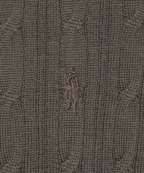 MACKINTOSH LONDON(MENS) / マッキントッシュ ロンドン 　メンズ ニット・セーター | 【WEB・一部店舗限定】ハイゲージケーブルクルーネックニット | 詳細10