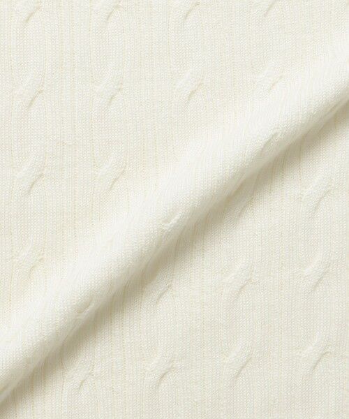 MACKINTOSH LONDON(MENS) / マッキントッシュ ロンドン 　メンズ ニット・セーター | 【WEB・一部店舗限定】ハイゲージケーブルクルーネックニット | 詳細11