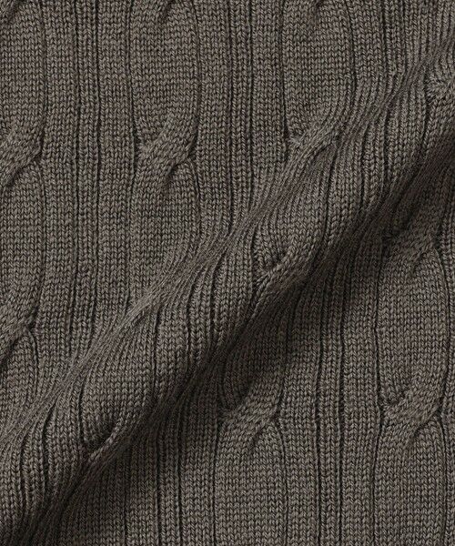 MACKINTOSH LONDON(MENS) / マッキントッシュ ロンドン 　メンズ ニット・セーター | 【WEB・一部店舗限定】ハイゲージケーブルクルーネックニット | 詳細12