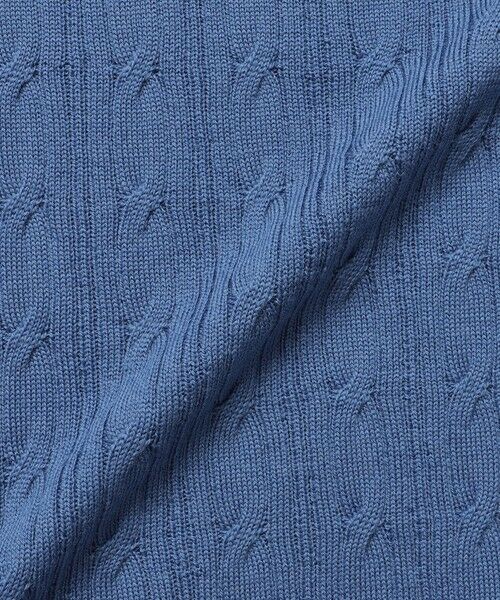 MACKINTOSH LONDON(MENS) / マッキントッシュ ロンドン 　メンズ ニット・セーター | 【WEB・一部店舗限定】ハイゲージケーブルクルーネックニット | 詳細13