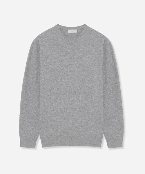 MACKINTOSH LONDON(MENS) / マッキントッシュ ロンドン メンズ ニット・セーター | 12G天竺エクストラファインウールクルーネックニット(グレー)