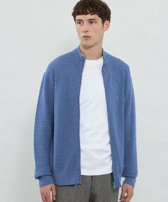 MACKINTOSH LONDON(MENS) / マッキントッシュ ロンドン 　メンズ ニット・セーター | 【WEB・一部店舗限定】ハイゲージケーブルフルジップアップニット