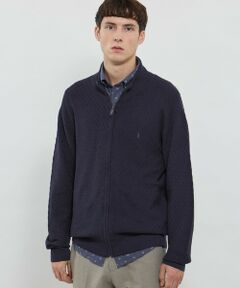 MACKINTOSH LONDON(MENS) / マッキントッシュ ロンドン 　メンズ ニット・セーター | 【WEB・一部店舗限定】ハイゲージケーブルフルジップアップニット