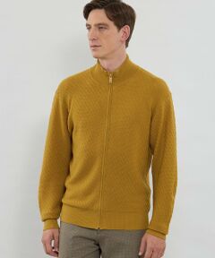 MACKINTOSH LONDON(MENS) / マッキントッシュ ロンドン 　メンズ ニット・セーター | 【WEB・一部店舗限定】ハイゲージケーブルフルジップアップニット