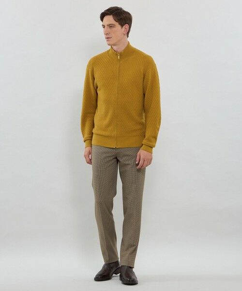 MACKINTOSH LONDON(MENS) / マッキントッシュ ロンドン 　メンズ ニット・セーター | 【WEB・一部店舗限定】ハイゲージケーブルフルジップアップニット | 詳細5