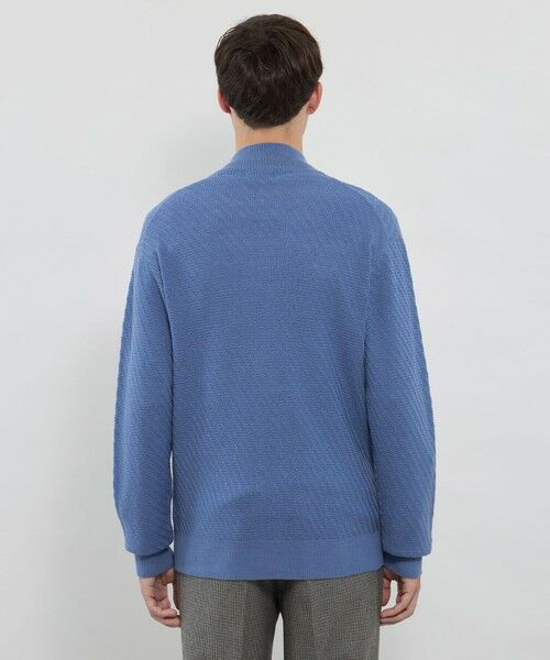 MACKINTOSH LONDON(MENS) / マッキントッシュ ロンドン 　メンズ ニット・セーター | 【WEB・一部店舗限定】ハイゲージケーブルフルジップアップニット | 詳細8