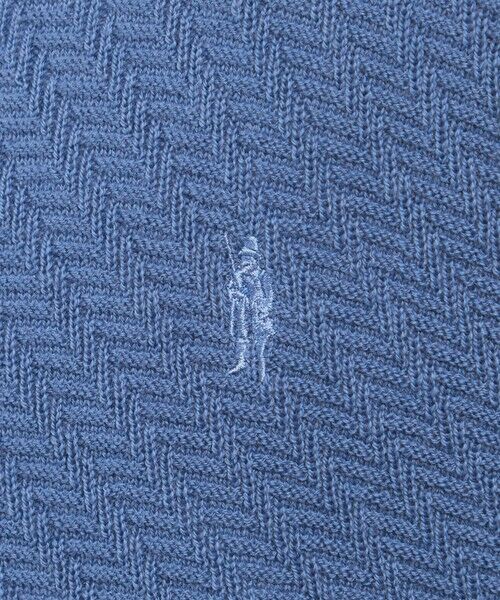 MACKINTOSH LONDON(MENS) / マッキントッシュ ロンドン 　メンズ ニット・セーター | 【WEB・一部店舗限定】ハイゲージケーブルフルジップアップニット | 詳細10