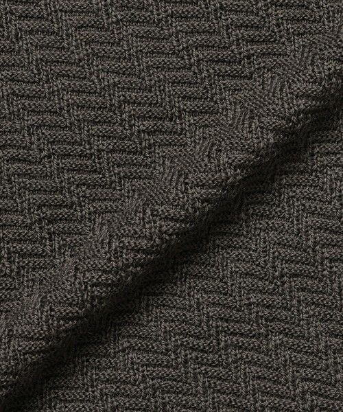 MACKINTOSH LONDON(MENS) / マッキントッシュ ロンドン 　メンズ ニット・セーター | 【WEB・一部店舗限定】ハイゲージケーブルフルジップアップニット | 詳細11